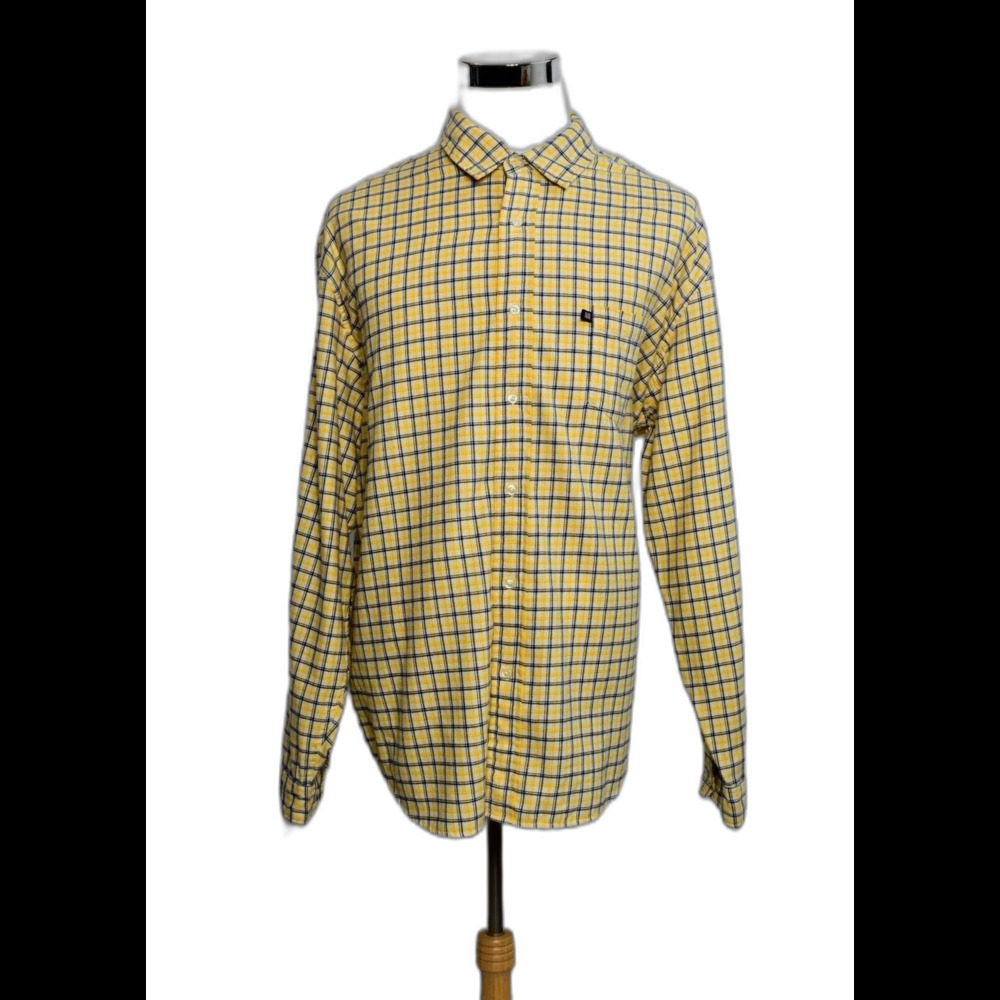 POLO JEANS RALPH LAUREN Men Button Down Dress Shirt Size 2XL Plaid Checks Cotton